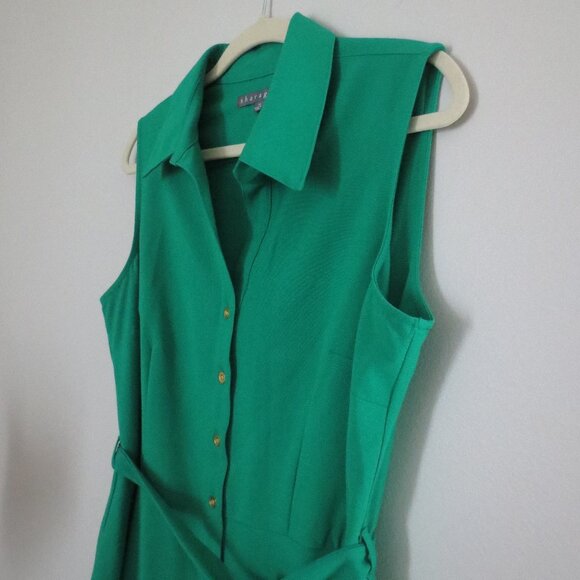 Retro Green Collar Dress - NWOT - Picture 8 of 12